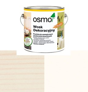 OSMO 3188 Wosk Dekoracyjny Intensywne Kolory ŚNIEG 25 litrów