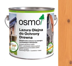 OSMO 731 Lazura Olejna do Ochrony Drewna Daglezja 2,5 litra