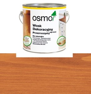 OSMO 3137 Wosk Olejny Dekoracyjny Transparentny WIŚNIA  0,125 litra