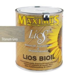 Maximus Lios TITANIUM GREY - Szaro-Siwy Olej do Podłóg Drewnianych 50 ML