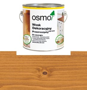 OSMO 3123 Wosk Olejny Dekoracyjny Transparentny ZŁOTY KLON 0,75 litra
