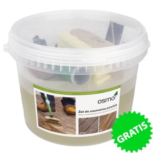 OSMO 6611 Żel do Usuwania Powłok Olejowych 2,5 Litra + Szczotka GRATIS