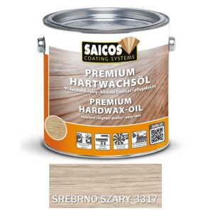 SAICOS 3317 Twardy Wosk Olejny Premium SREBRNO-SZARY Mat 2,5 litra 1 szt.