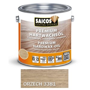 SAICOS 3381 Twardy Wosk Premium Matowy ORZECH Transparentny Mat 0,125 litra 1 szt.