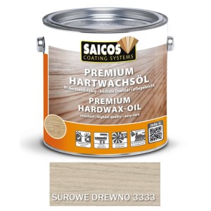 SAICOS 3333 Twardy Wosk Premium Matowy Pure SUROWE DREWNO Transparentny Mat 0,75 litra 1 szt.