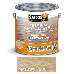 SAICOS 3305 Twardy Wosk Olejny Premium Mat 10 litrów 1 szt.