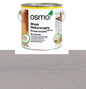 OSMO 3119 Wosk Olejny Dekoracyjny Transparentny JEDWABIŚCIE SZARY  25 litrów