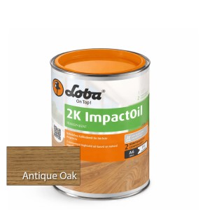 LOBA HS 2K ImpactOil (Antique Oak - Dąb Antyczny) – Olej 2K do Użytku Publicznego | 0,1 litra 1 szt.