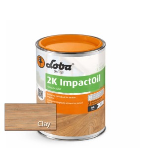 LOBA HS 2K ImpactOil (Clay) – Olej 2K do Użytku Publicznego | 0,1 litra 1 szt.