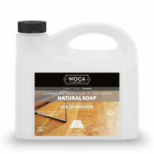 WOCA Natural Soap White (Białe) Mydło Naturalne do Pielęgnacji Oleju i Wosku | 2,5 litra 1 szt.