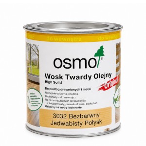 OSMO 3032 Wosk Twardy Olejny Bezbarwny Jedwabisty Połysk | 0,375 litra