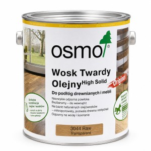 OSMO 3044 Wosk Twardy Olejny Naturalne Drewno | 0,125 litra