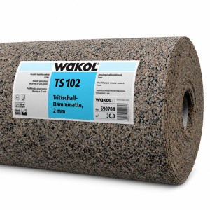 WAKOL TS 102 – Mata Dźwiękochłonna Tłumiąca Kroki, gr. 2 mm | Rolka 30 m, szer. 1 m - 30 m² | cena za 1 mb