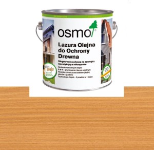 OSMO 702 Lazura Olejna do Ochrony Drewna Modrzew 2,50 litra