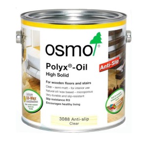 OSMO 3088 Wosk Twardy Olejny Antypoślizgowy R9, Półmat 2,50 l