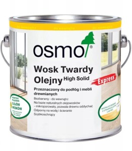 OSMO 3362 Wosk Twardy Olejny EXPRESS Bezbarwny Matowy 25 litrów